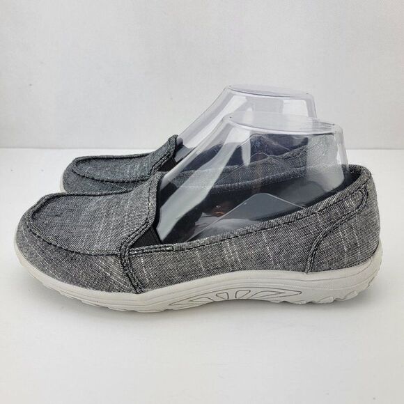 Skechers Womens Size 7 Gray Relaxed Fit Reggae Fest Manzanita Slip-On 158030 - Picture 1 of 7